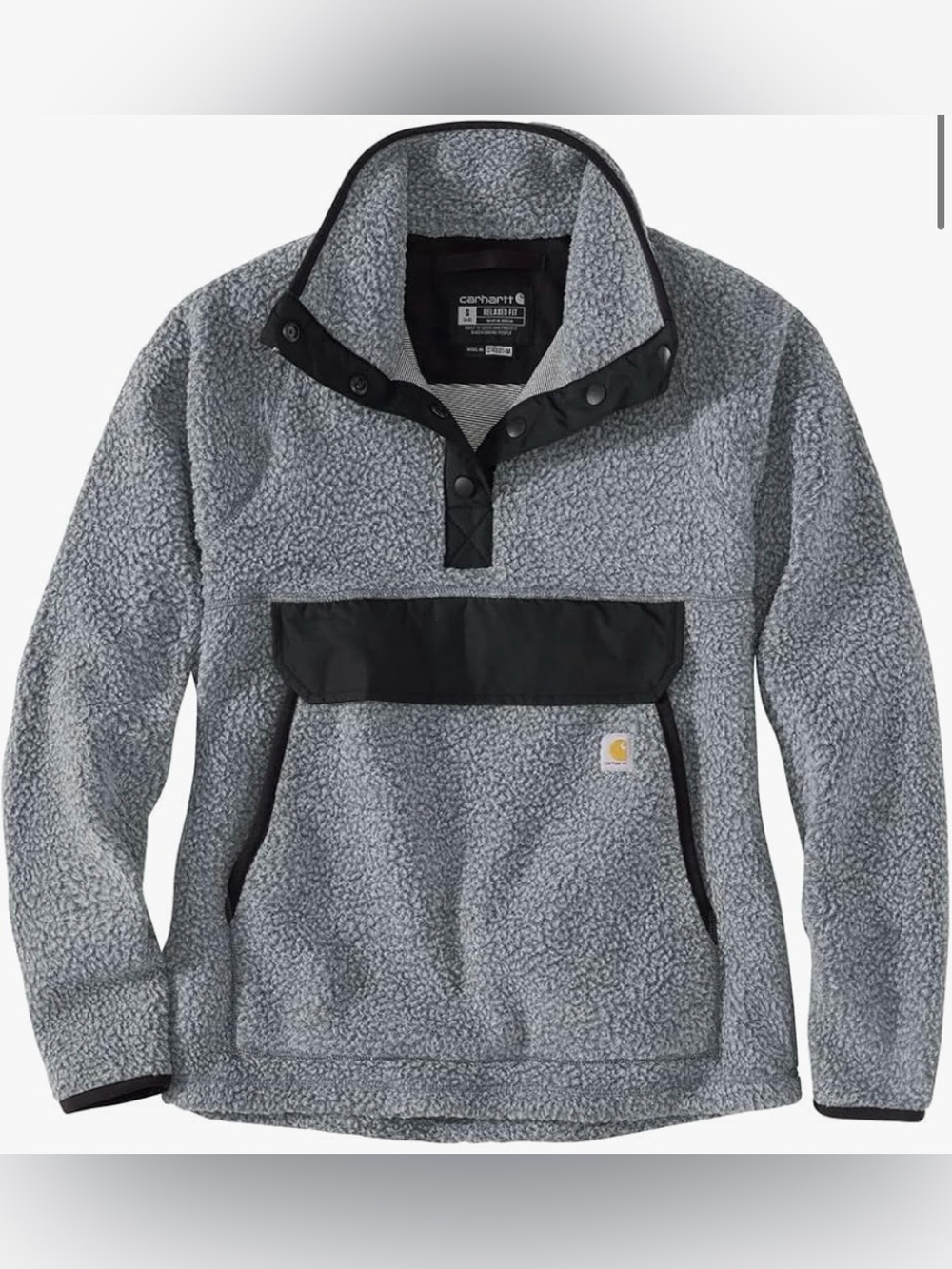 Carhartt Relaxed Fit Fleece Pullover womens Sz Xs